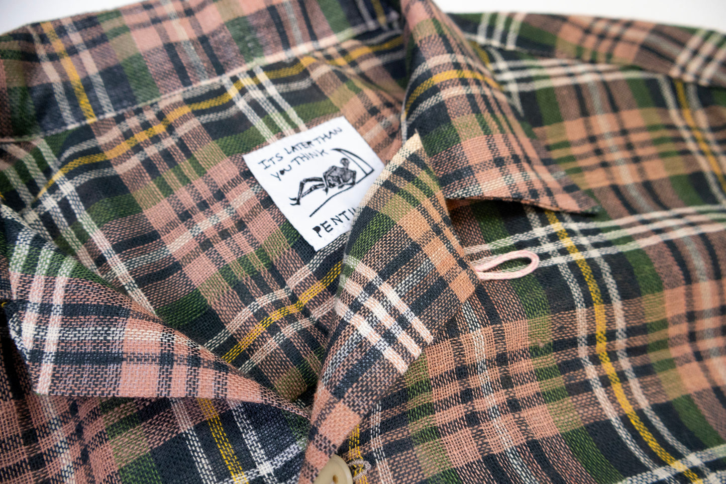 plaid short sleeve shirt