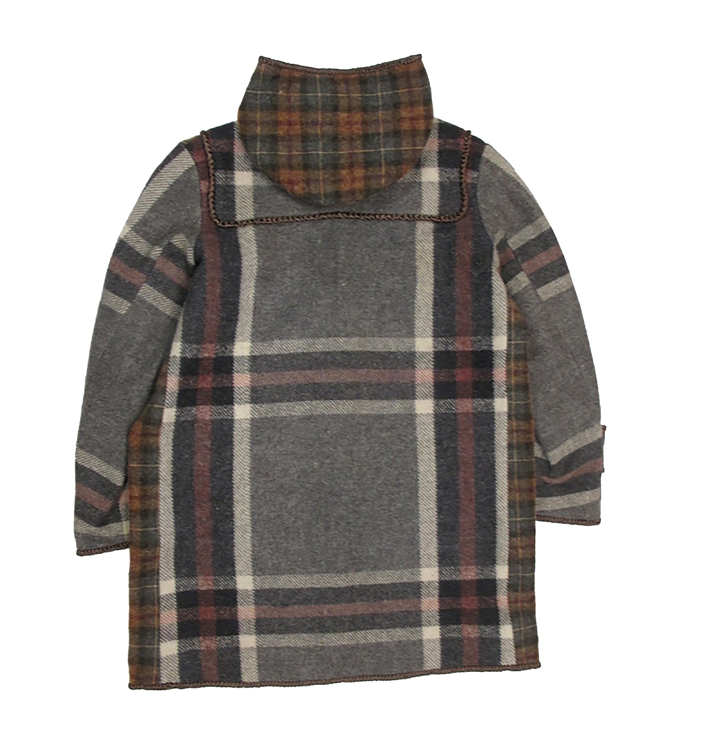 braided ribbon duffle coat