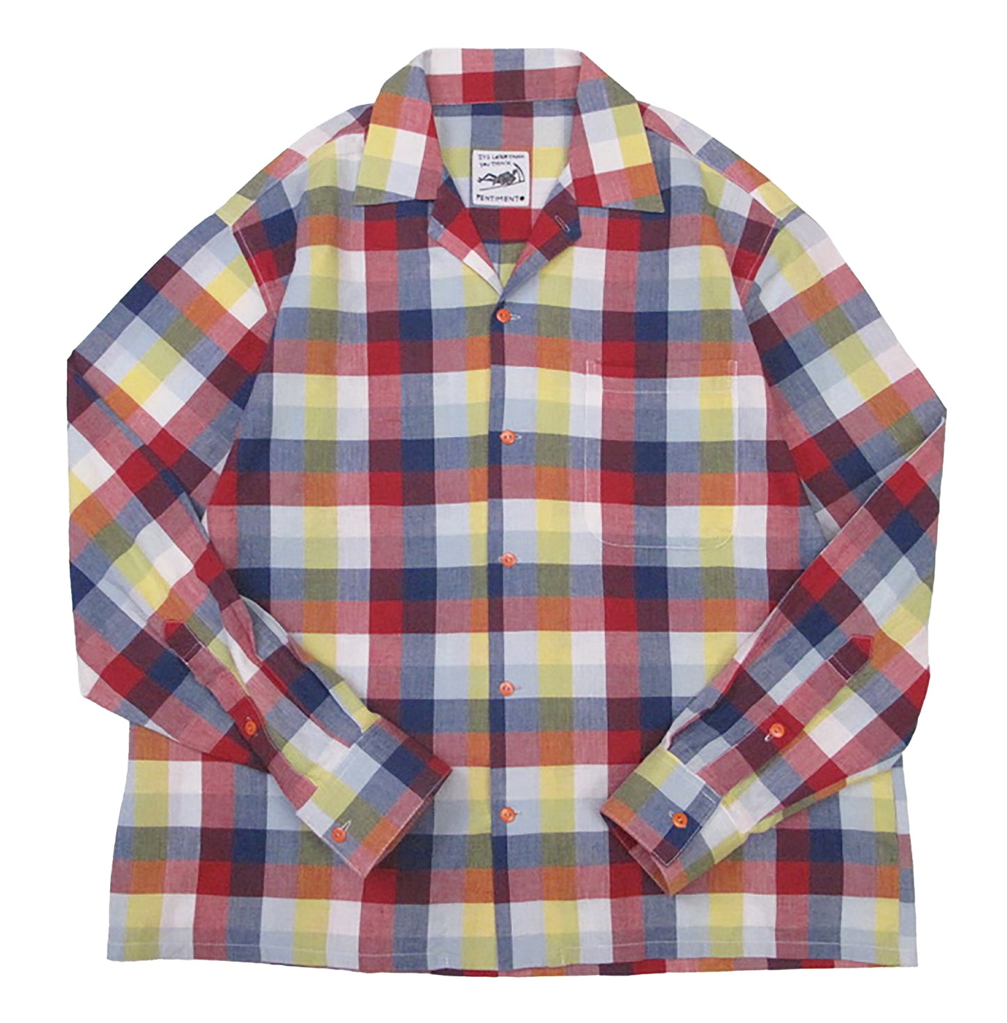 madras work shirt