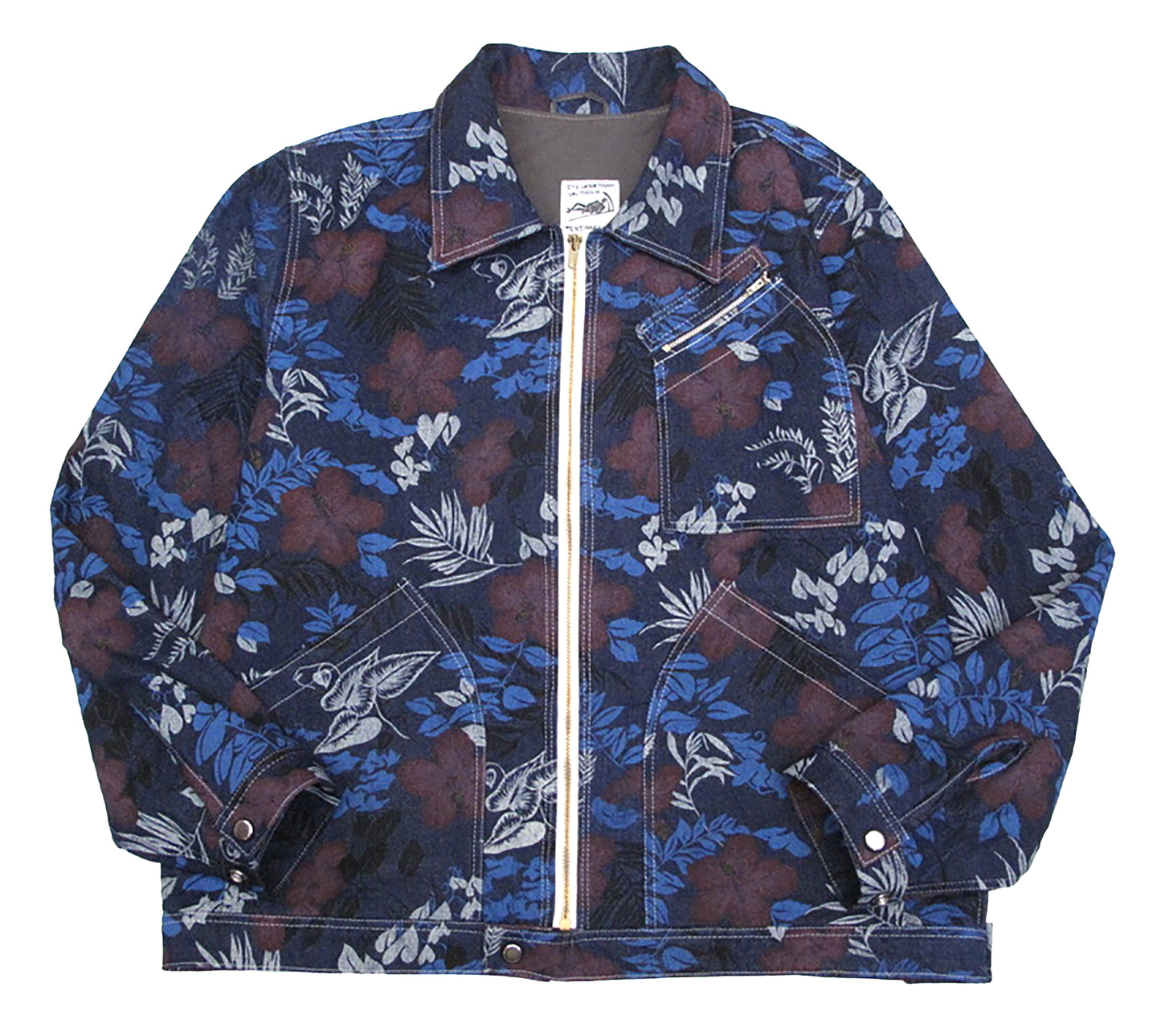 floral denim