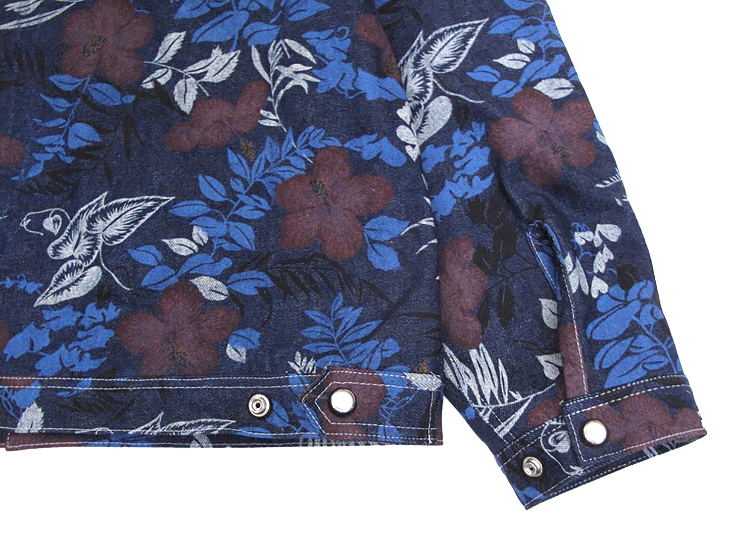 floral denim