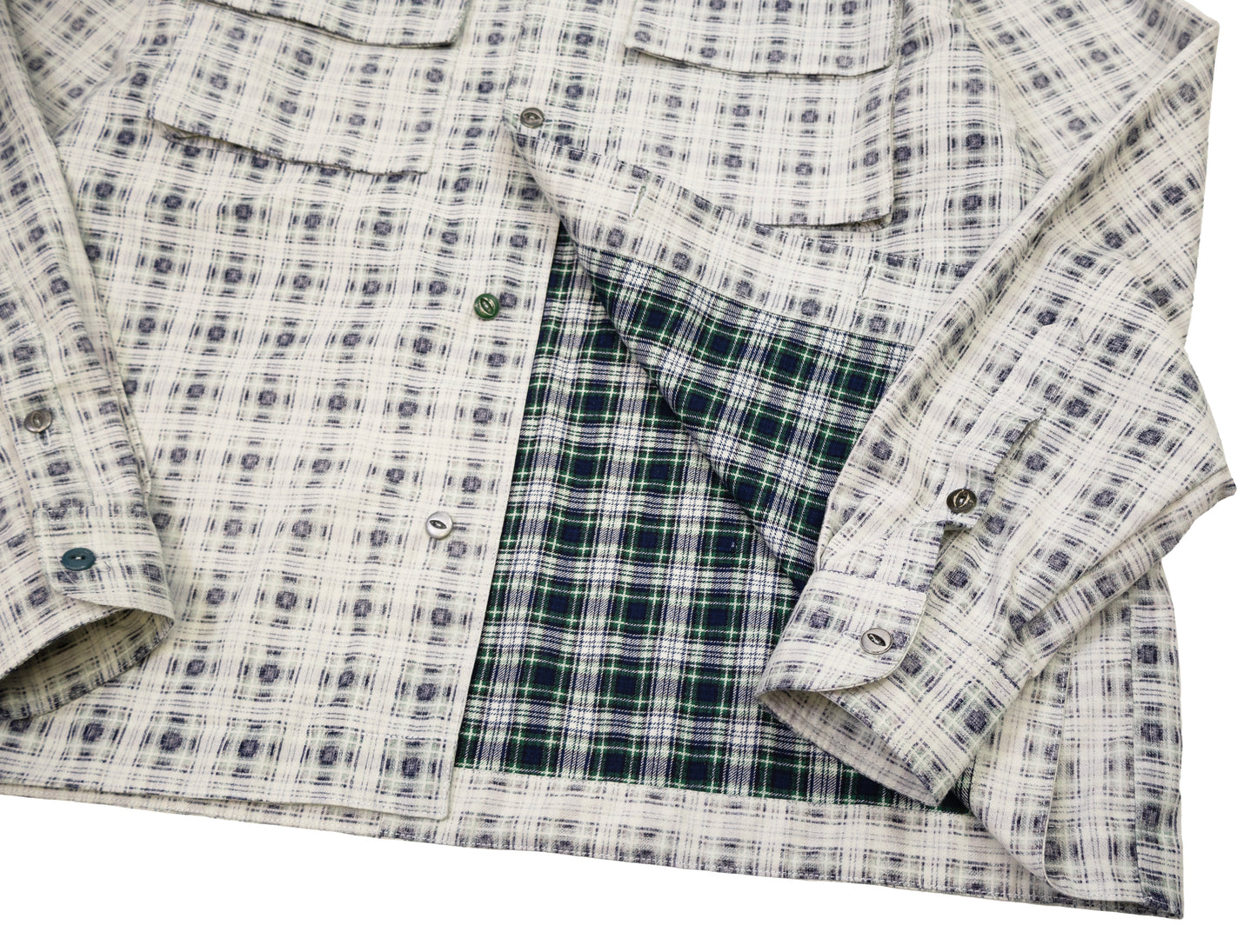 ghost plaid utility shirt