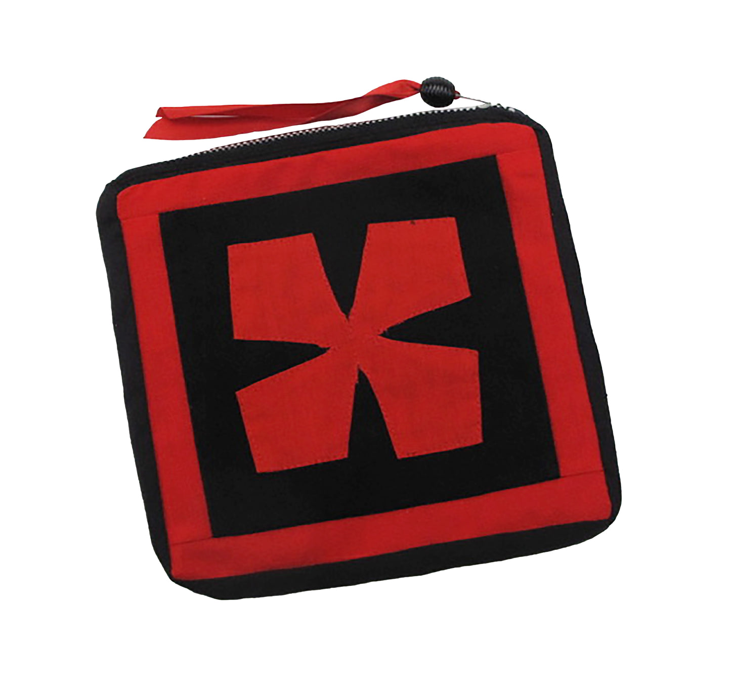applique zipper pouch