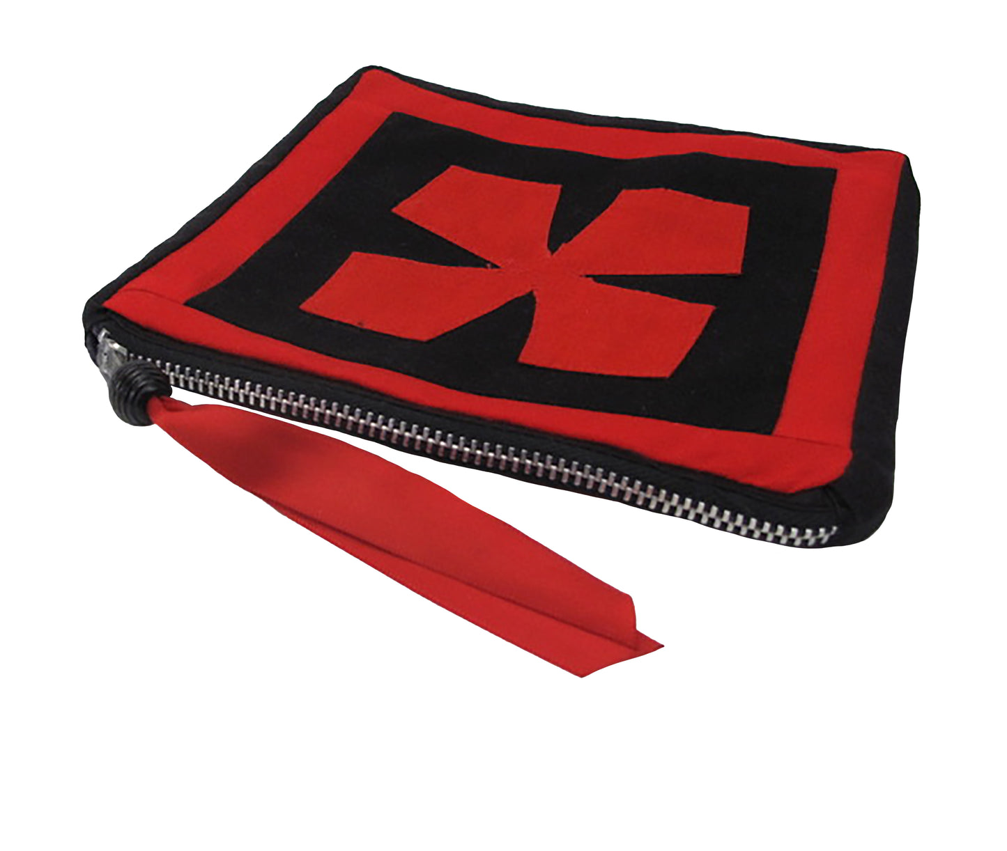 applique zipper pouch