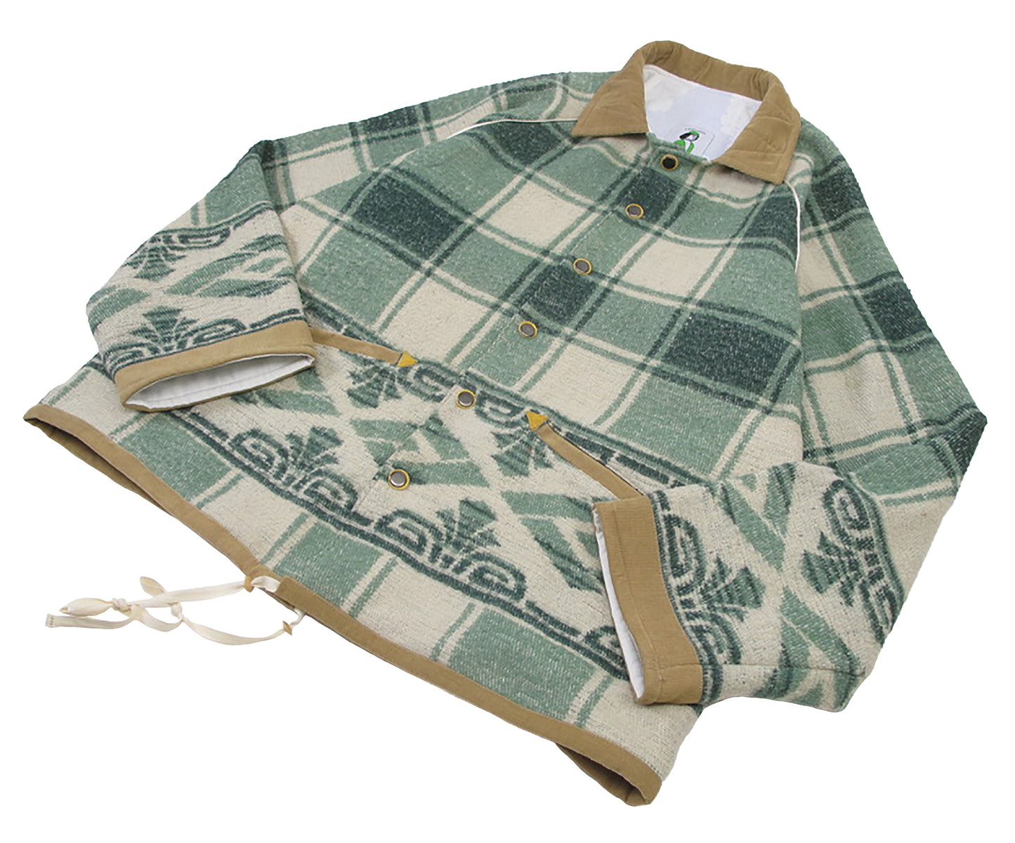 camp blanket raglan sleeve jacket