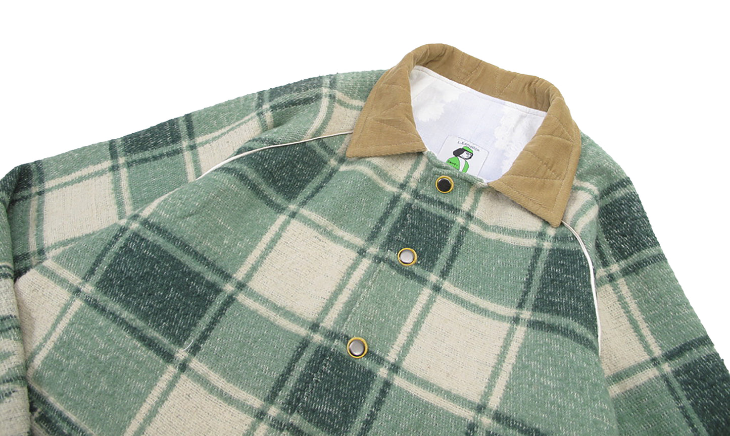 camp blanket raglan sleeve jacket