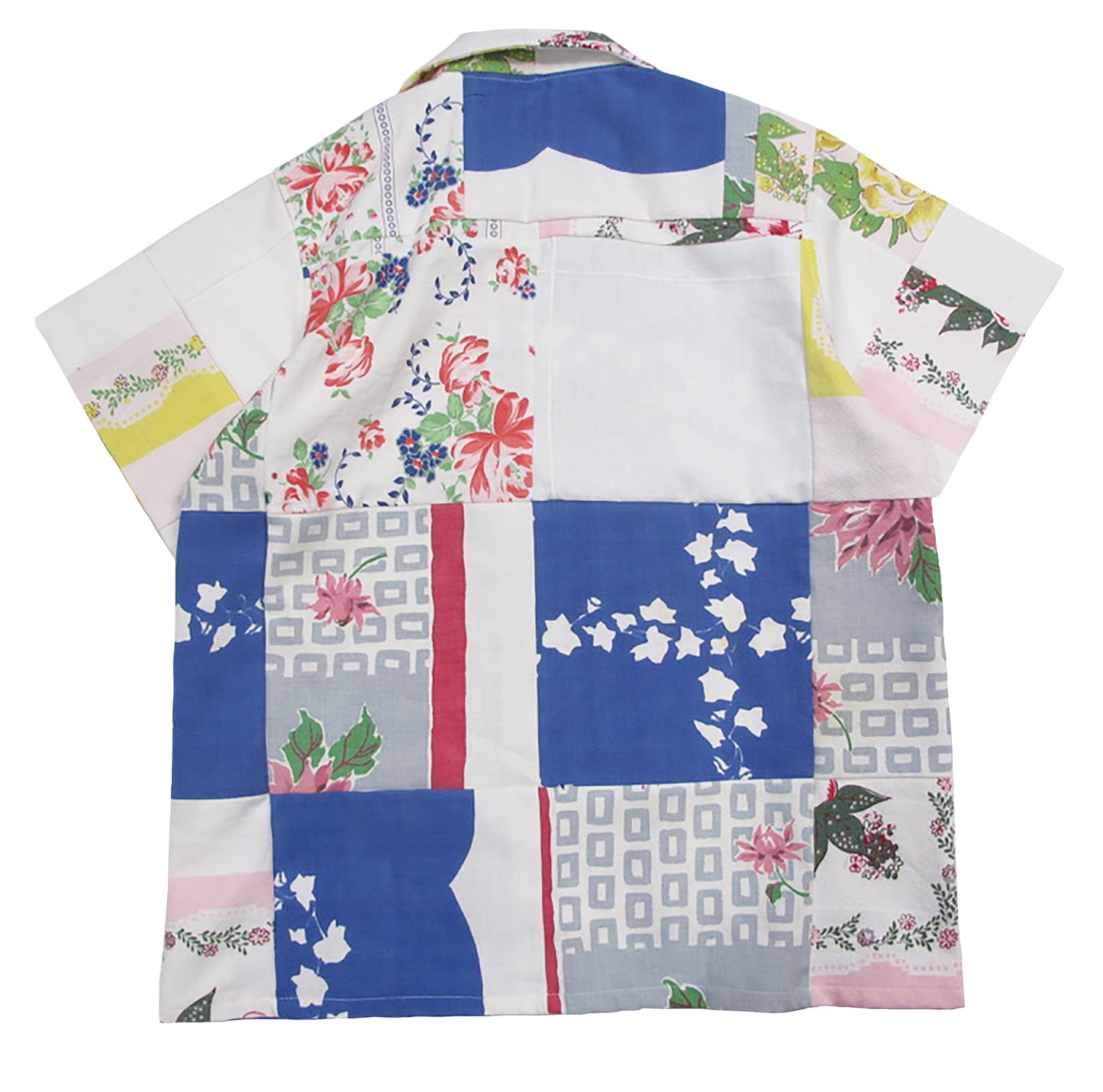 patchwork table cloth shirt