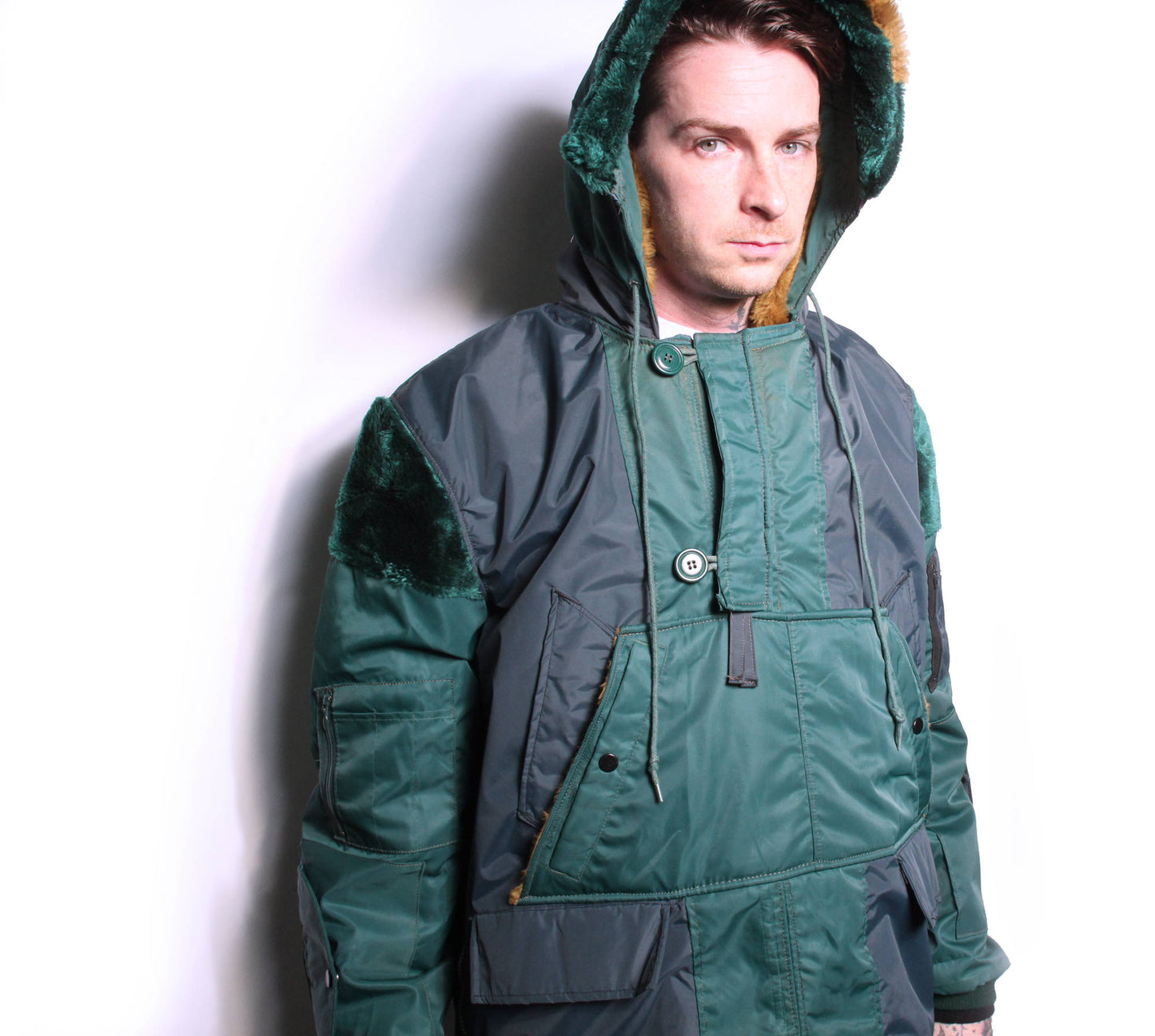 pullover nylon cagoule