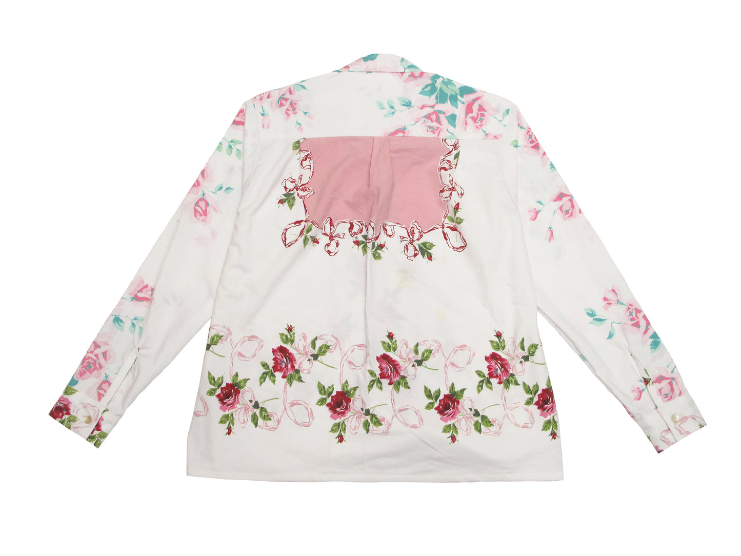 rose table cloth shirt