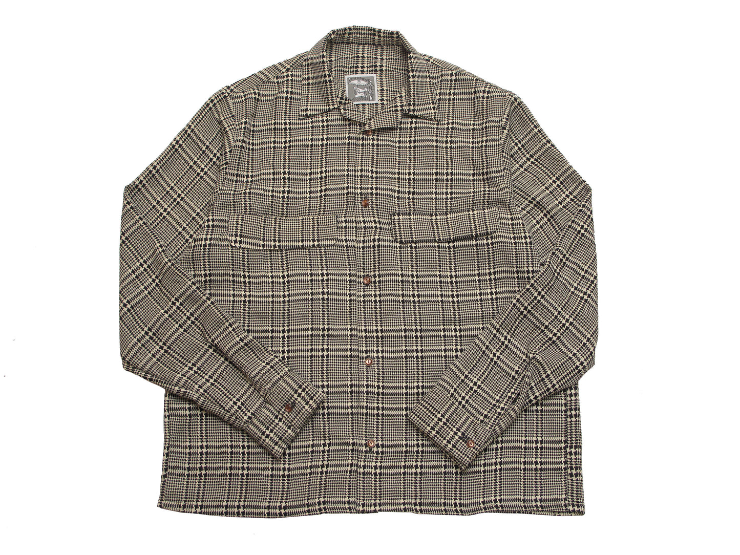 antique silk camp shirt