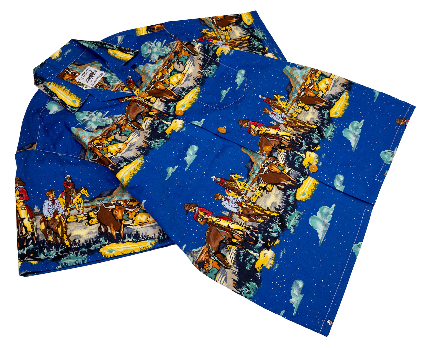 blue shadows on the trail