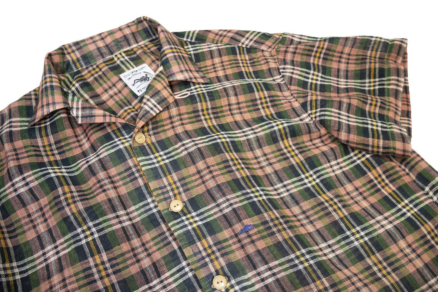 plaid short sleeve shirt