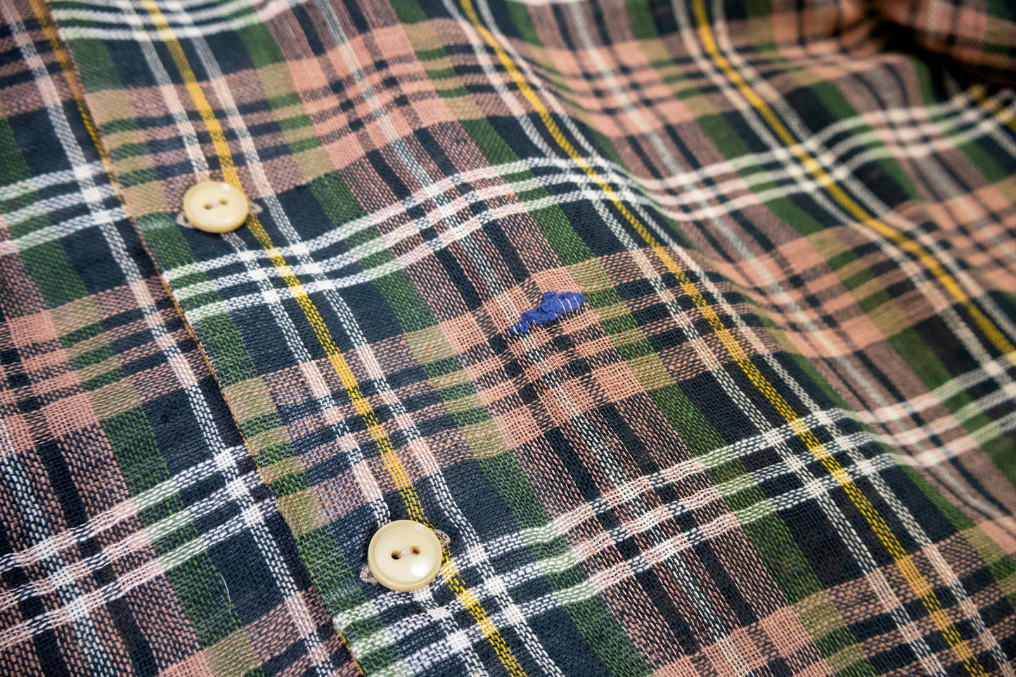 plaid short sleeve shirt