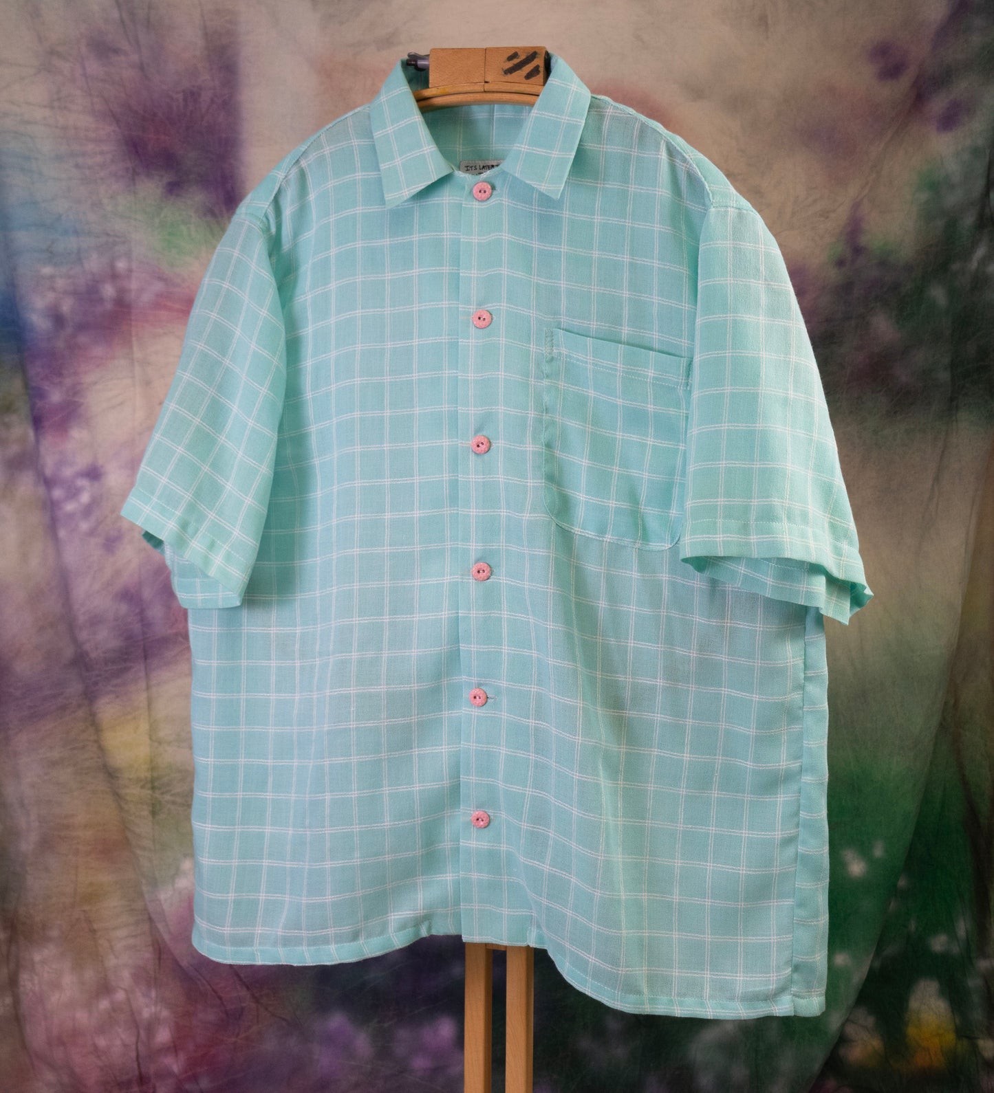 plaid gauze shirt