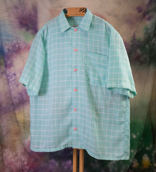 plaid gauze shirt
