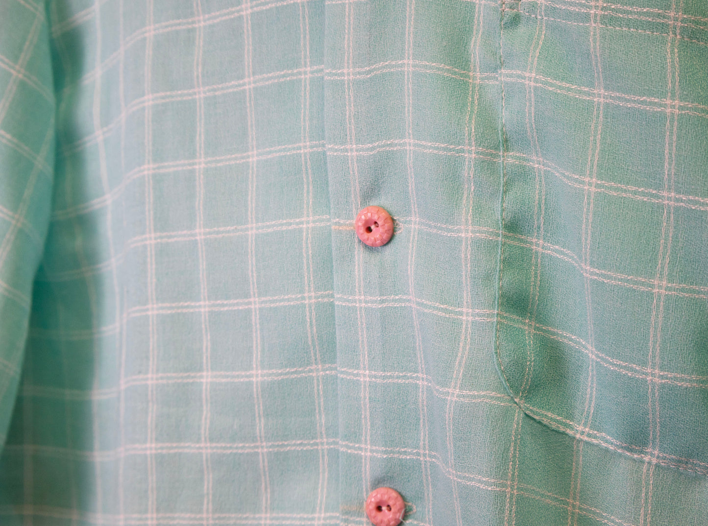 plaid gauze shirt