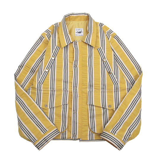 striped utility jacket