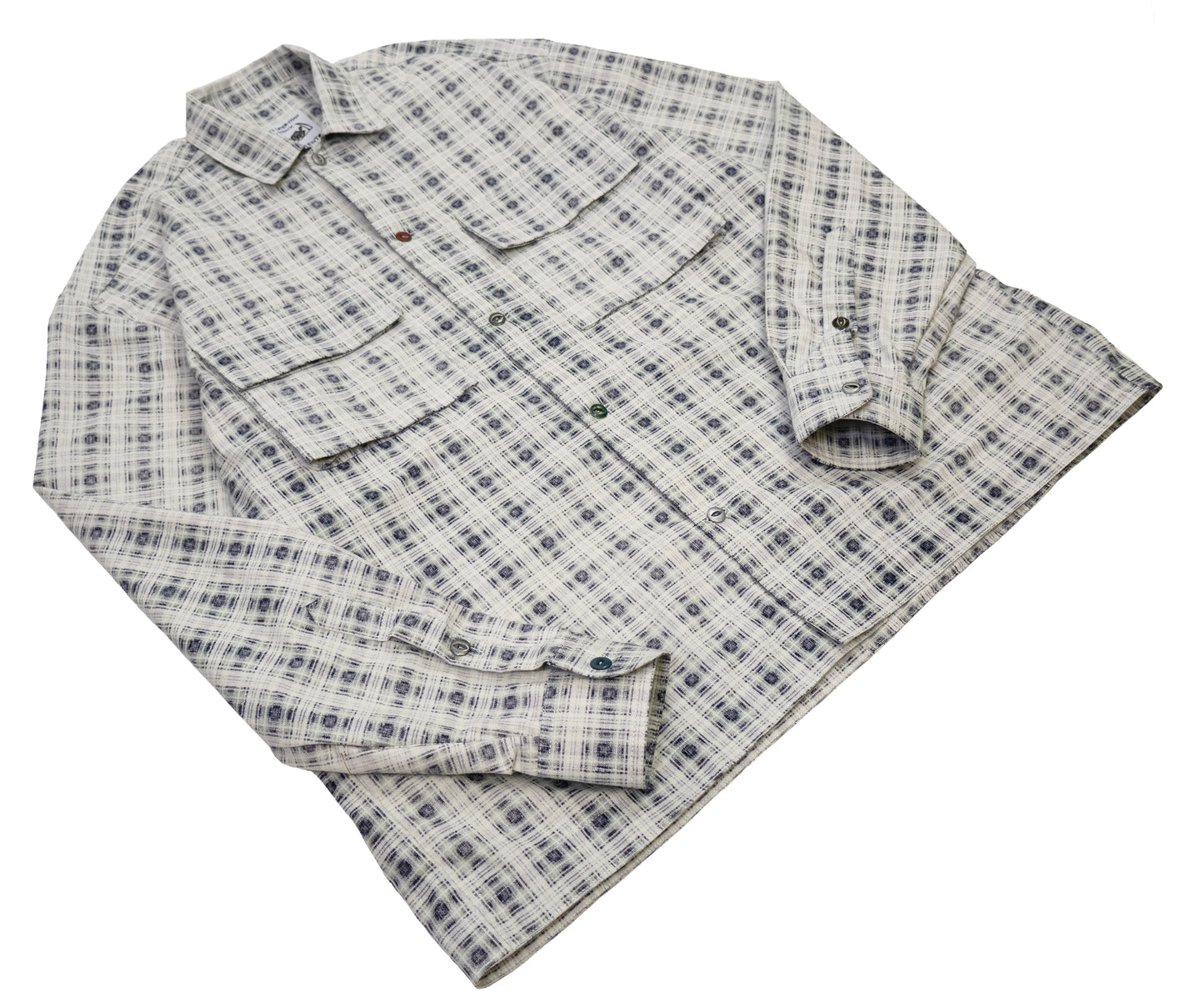 ghost plaid utility shirt