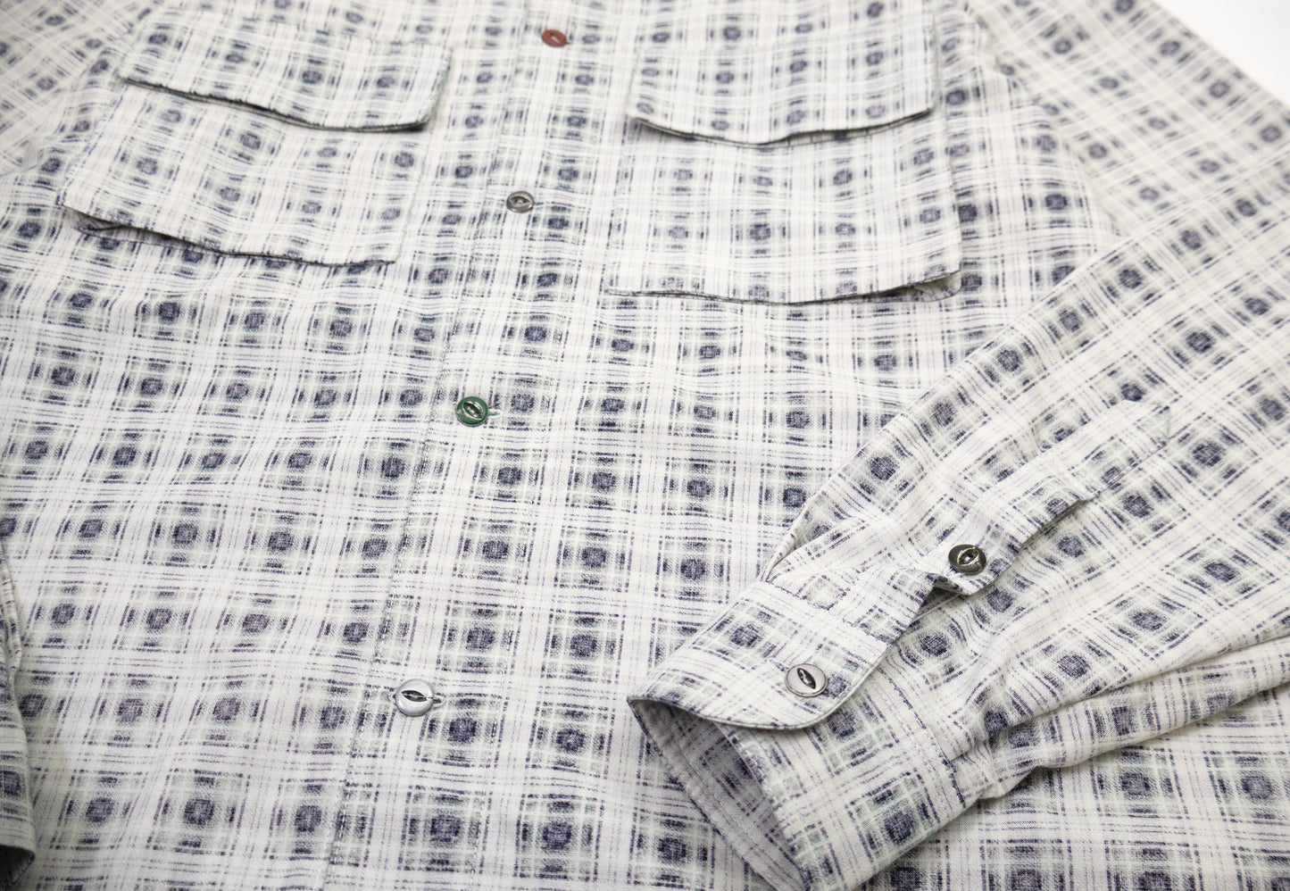 ghost plaid utility shirt