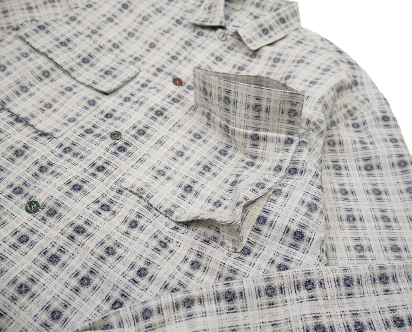 ghost plaid utility shirt