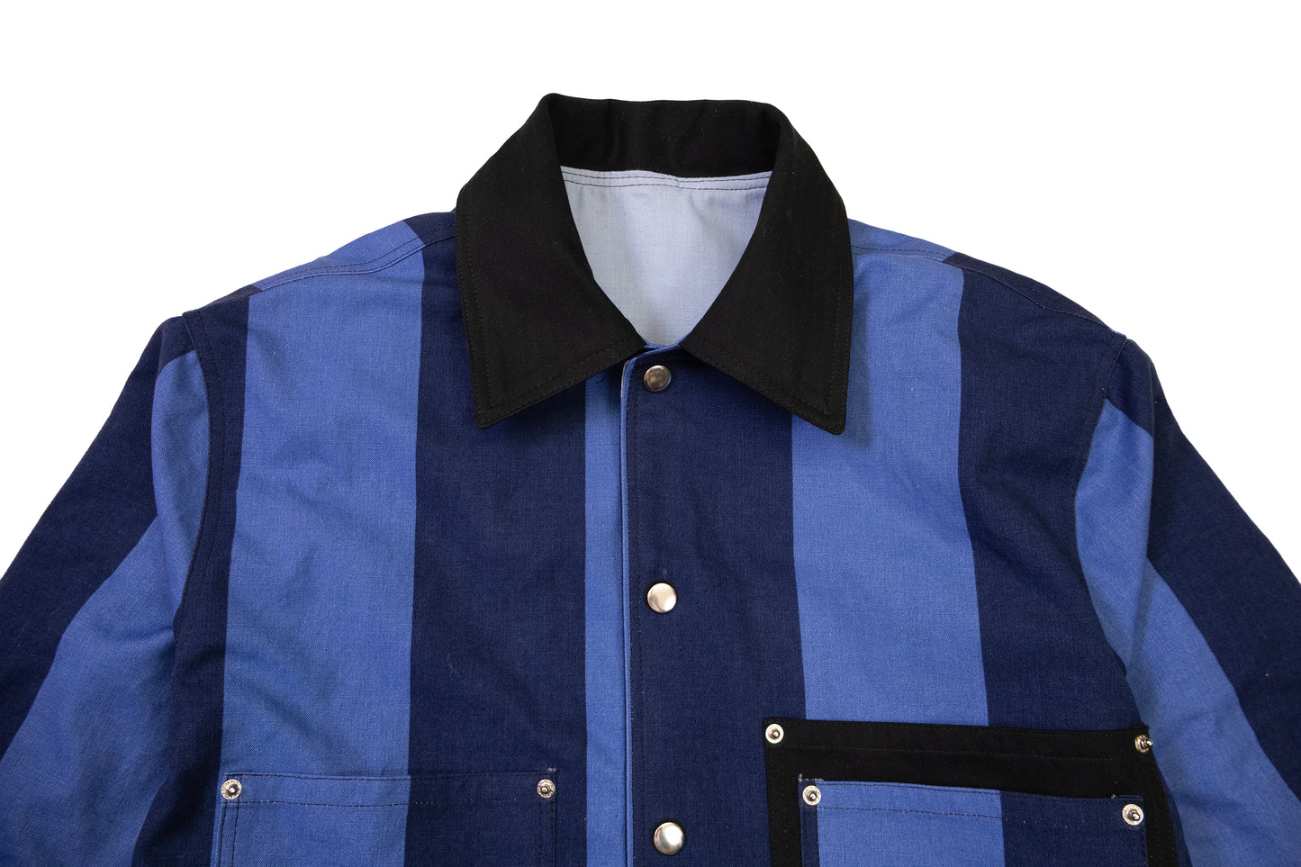 striped chore jacket