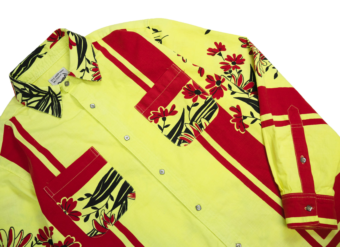yellow work shirt