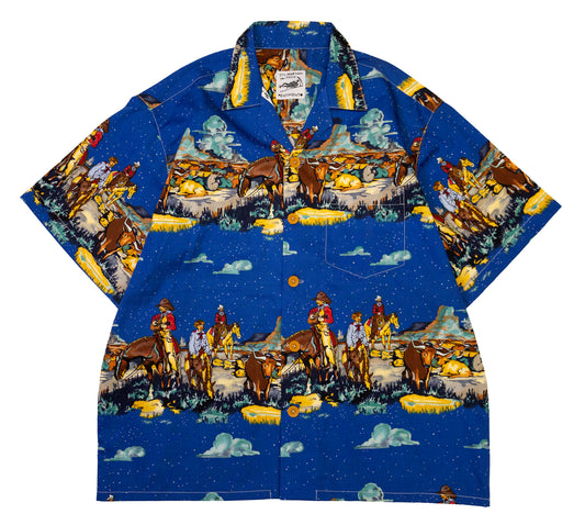 blue shadows on the trail