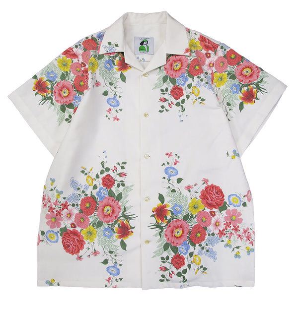 floral table cloth shirt