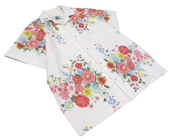 floral table cloth shirt