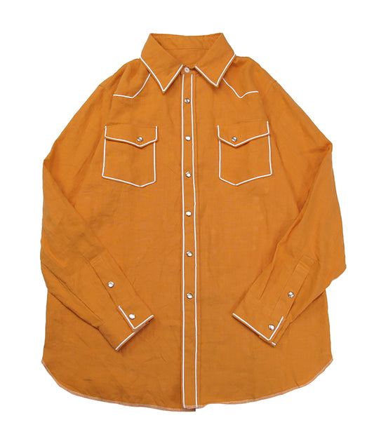 creamsicle western shirt