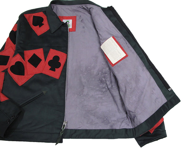 card suit corduroy jacket