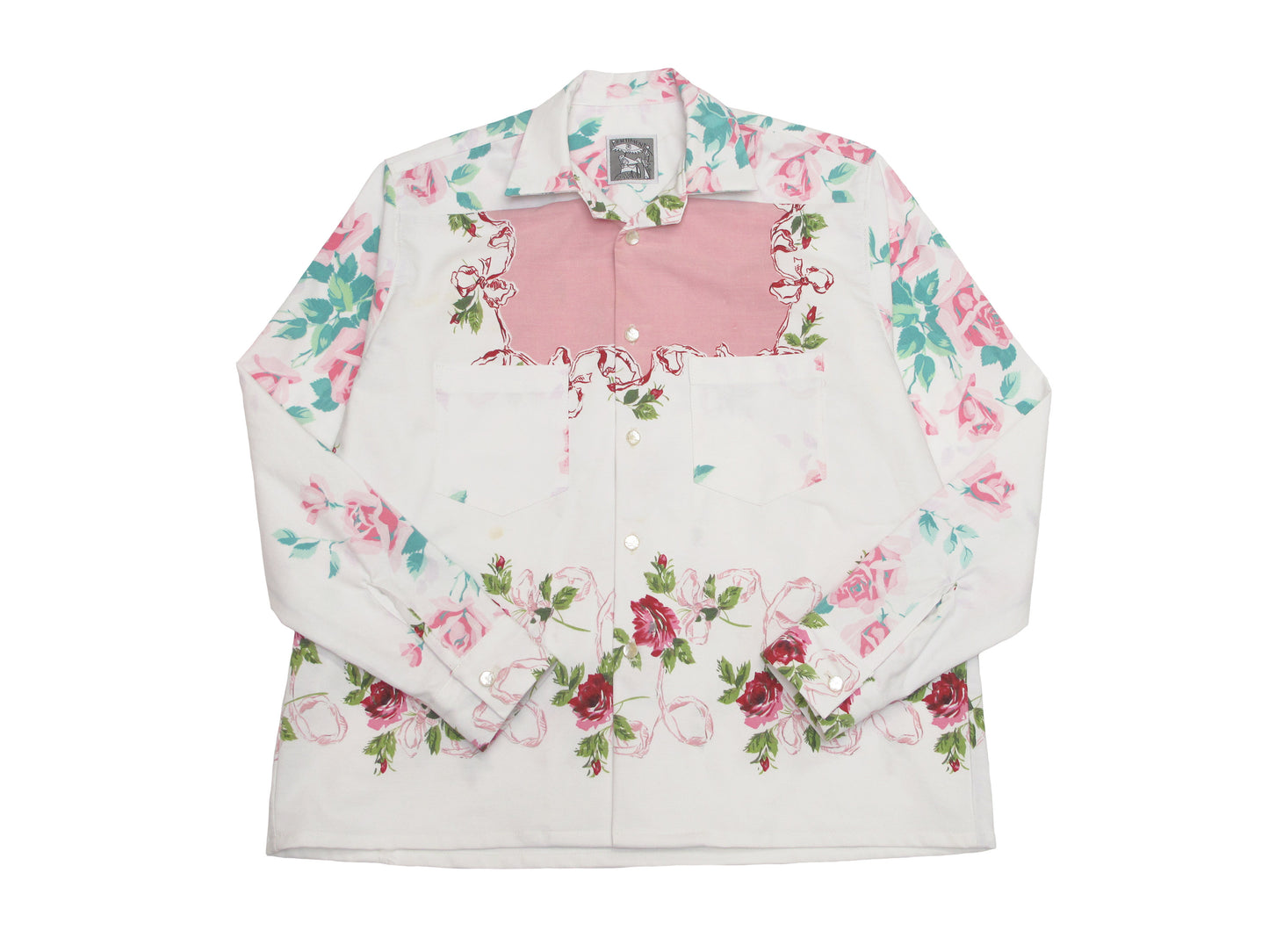 rose table cloth shirt