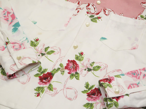 rose table cloth shirt