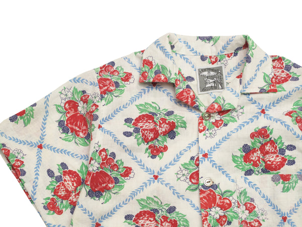 fruit and floral camp shirt